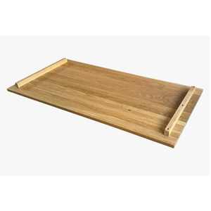 Plateau de table en chêne massif européen de qualité supérieure avec dimensions personnalisées pour des plateaux carrés ou ronds de grande taille - Product Image 1