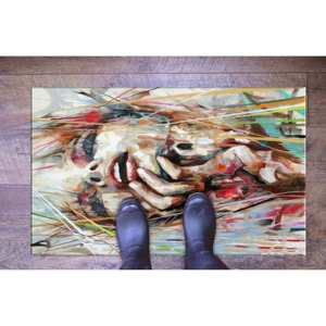 Alfombra con Estampado de Mujer Abstracta, Decoración Moderna para el Hogar, Tacto Suave, Alfombra de Chenilla - Product Image 5