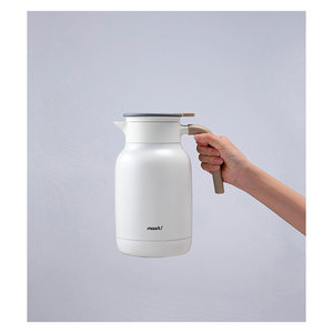 Mosh de qualité fantastique haut de gamme ! Thermos de table en acier inoxydable de 1,8 L, petite thermos de 1,3 L, isolation thermique de 0 à 6 heures - Product Image 1