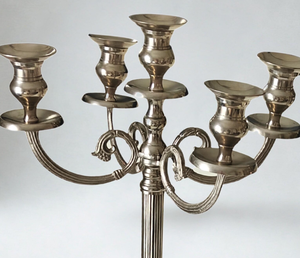 Candelabro Decorativo de Aluminio, Portavelas de Navidad Único y de Lujo Hecho a Mano - La Mejor Calidad y Más Vendido - Product Image 6