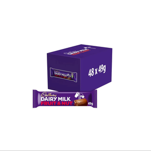 แคนดี้บาร์ด์ แดรี่มิลค์ รสผลไม้และถั่ว - 49 กรัม (กล่อง 48 ชิ้น) - Product Image 1