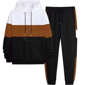 Nouveau survêtement de sport d'hiver pour homme, design personnalisé, survêtement élégant pour jogging avec haut et bas imprimés, dernier style de survêtement pour l'hiver - Product Image 2