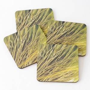 Nouveau design sous-verres en bois multicolore avec sous-verres imprimés pour le service du thé 4 pièces ensemble maison et cuisine pierre de vente chaude - Product Image 3