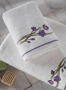 100% Cotton Bath <b>Hand</b> <b>Towels</b> Face <b>Towels</b> with Meticulously Crafted Embroidery <b>Patterns</b> Inspired by Vintage Designs for Home Use - Product Image 5