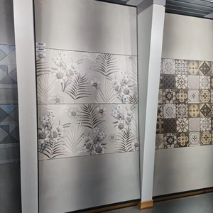 กระเบื้องเคลือบเซรามิค600x1200มม. ทันสมัยพื้นผิวมันวาวขัดเงาตกแต่งให้ดูหนา8/10มม. รับประกัน5 + ปี - Product Image 1