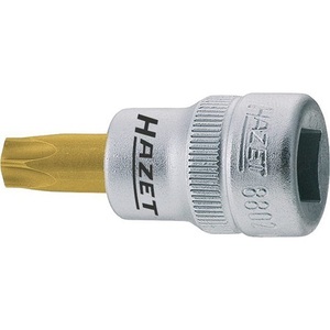 HAZET 8802 Llave de 6 Puntas de 3/8 Pulgadas, Inserto de Llave de Tubo T30 Blanca, Longitud de 43.5 mm - Product Image 1