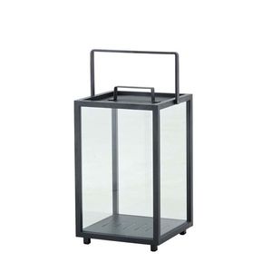 Portavelas de Metal con Marco de Vidrio, Portavelas Aromático, Exhibición de Mesa, Farol de Metal, Color Personalizado, Decoración Navideña - Product Image 3