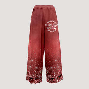 Conjunto Deportivo Personalizado para Hombre, Estilo Urbano, Grueso, Vintage, Lavado Ácido, Pantalones Jogger y Sudadera con Capucha - Product Image 3