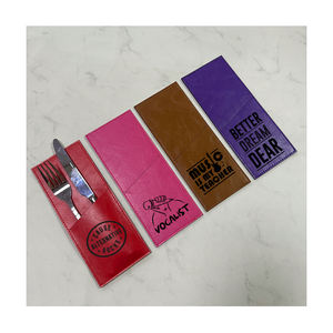 Porta Cubiertos de Cuero de Lujo Premium, Organizador de Utensilios Enrollable, Impermeable y Resistente a Impactos para Restaurantes, Venta al por Mayor - Product Image 6