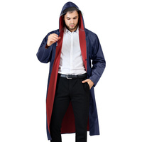 Manteau de pluie réfléchissant imperméable pour adultes, personnalisé, Logo pour le travail, imperméable pour hommes, veste imperméable deux pièces