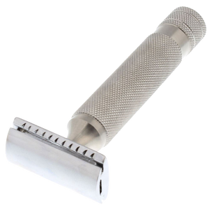 Shave Edge Zinc Alloy Double Edge Safety <b>Razor</b> with Stainless Steel <b>Blades</b> for Body Face & Bikini Use - Product Image 1