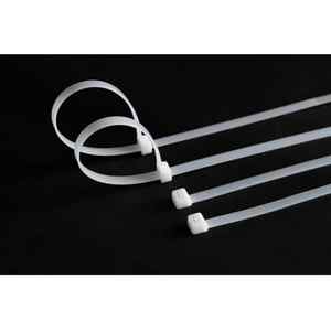 Vietnam fabricant 3.6*200mm attaches de câble autobloquantes en Nylon fournitures d'équipement électrique attaches zippées en plastique blanc/noir - Product Image 4