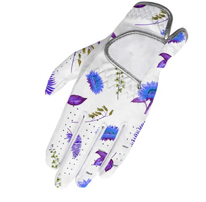 Guantes de golf de piel de oveja Premium Carletta de cuero genuino con protección UV suave Flexible deportes gimnasio equipo logotipo personalizable - Product Image 2