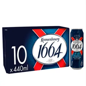 Качественное пиво Kronenbourg 1664 Blanc в синих бутылках 25cl/33cl/50cl оптом