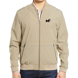 Chaqueta Bomber para Hombre con Estilo y Logotipo Personalizados, Chaqueta Bomber Informal de Alta Calidad para Hombre, Tallas Grandes - Product Image 5