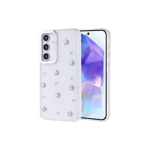 Funda Transparente de TPU con Diseño de Estrella Brillante y Protección Antigolpes para Samsung Galaxy A35, Estilo Polar de Lujo - Product Image 1