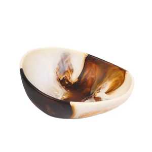 Grand bol d'amande Bol en résine fait à la main Bol de service écologique jetable non enduit Ensemble Style américain Cadeau d'affaires Maison - Product Image 3