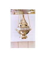 Quemador de Incienso Árabe de Metal con Aroma a Lavanda, Benjoín y Bergamota, Regalo de Lujo para Oficina, para Bakhoor y Madera de Sándalo