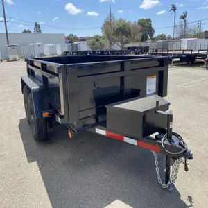 Remorque à benne basculante Remorque agricole robuste Chariot à benne basculante Ranch agricole Capacité de 500kg Remorque à benne basculante en acier - Product Image 1