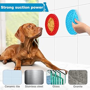 Alfombrilla para lamer de silicona para perros, alimentador lento para mascotas, reduce el estrés, mejora la digestión, material seguro antideslizante, duradero y fácil de lavar - Product Image 2