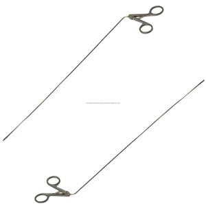 ชุดเครื่องมือผ่าตัดแบบยืดหยุ่นสแตนเลสสตีลชนิดยาวสำหรับส่องกล้อง  พร้อมคีมจับแบบอัลลิเกเตอร์ สำหรับการผ่าตัดหู คอ จมูก และการผ่าตัดผ่านกล้องทางช่องท้อง - Product Image 3