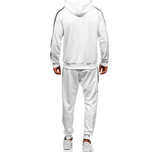 Conjunto Deportivo Personalizado de Felpa Gruesa Unisex 100% Algodón, Corte Ajustado, Transpirable, para Verano, Color Sólido, 220g - Product Image 2