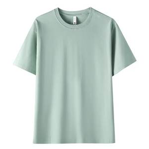 Camiseta extragrande de manga corta de algodón 100% informal para hombre, camiseta en blanco con estampado de bordado personalizado de punto de alta calidad - Product Image 3