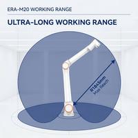 Bras robotique 6 axes de 20 kg de capacité, grande portée, automatisation industrielle polyvalente, servomoteur robuste, boîte de vitesses, protection IP54, précision de 0,1 mm