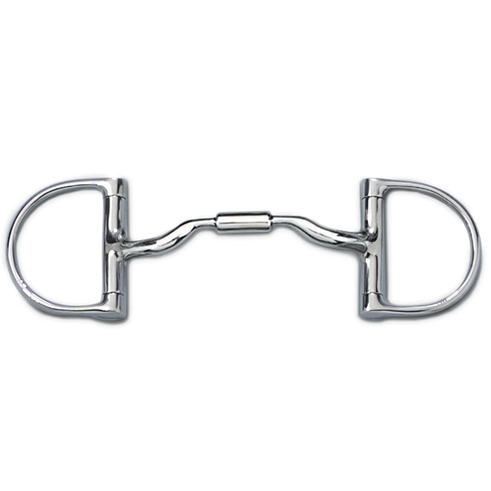 Medium English Dee Low Port Comfort Snaffle horse riding products equestrian horse mouth bits with chrome rings by human tools