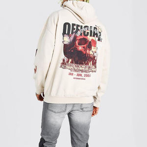 เสื้อฮู้ดผ้าฟลีซสำหรับผู้ชายผ้าฟลีซผ้าฝ้ายพิมพ์โลโก้ได้ตามต้องการ - Product Image 3