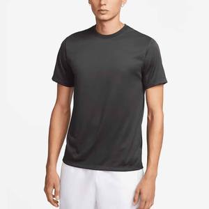 Camiseta de algodón de gran tamaño para hombre de alta calidad, estilo callejero, patrón sólido, camisetas en blanco de punto pesado personalizables para imprimir - Product Image 1