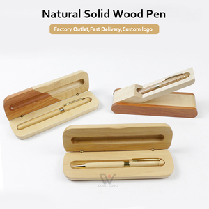 Rotuladores de madera con logotipo personalizado conjunto de bolígrafos, gran ofe - Product Image 3