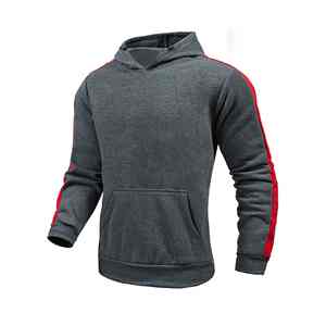 Ensemble de vêtements de sport slim pour hommes survêtements en polyester et coton personnalisés de haute qualité veste à manches longues pantalon de survêtement pour la course d'hiver - Product Image 2