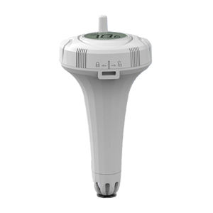 मेस्टेक cp02 वाटरप्रूफ 500 फीट रेंज इनडोर वायरलेस फ्लोटिंग थर्मामीटर पूल जल तापमान मॉनिटर एलईडी बैकलाइट - Product Image 3