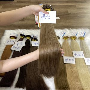Vente en gros Thanh an S410 100g Mèches de cheveux Remy vierges à 100% pour tissage, extensions de cheveux vietnamiens lisses, toutes couleurs - Product Image 3