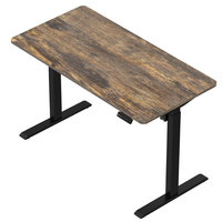 Cadre de Bureau Intelligent Électrique Réglable en Hauteur Assis-Debout, Table de Bureau à Moteur Unique, Hauteur Ajustable