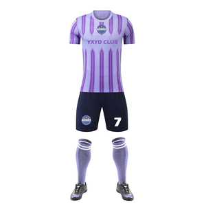 2024-25 usine nouveau Style thaïlande doux 100% Polyester léger à séchage rapide uniforme de football été formation équipe maillot - Product Image 2