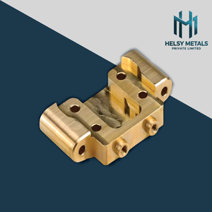Bloc usiné CNC de haute précision en laiton VMC avancé avec une conductivité supérieure pour les assemblages mécaniques - Product Image 4