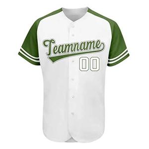 Service OEM Logo personnalisé Sublimation à la mode Maillot de baseball Broderie en gros unie bonne qualité pour les hommes à vendre - Product Image 1