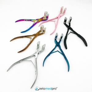 Pinza Profesional para Extensiones de Cabello con Cinta de Queratina al por Mayor, Acero Inoxidable de Grado Quirúrgico de Alta Calidad, Empaquetado en Bolsa, zetomedpro - Product Image 5