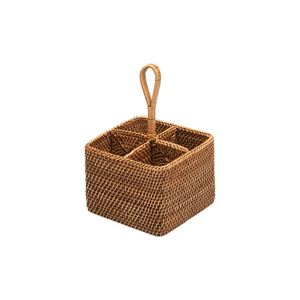 Farmhouse Rustic Kitchen Utensil Holder Wood Utensil Organizer Box Kitchen Utensil <b>Caddy</b> Fashionable Trending Design - Product Image 3