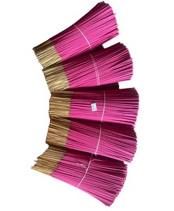 Bâtons d'encens Agarbatti naturel de 12 pouces Diffuseur religieux brut en bambou Batti ROSE toutes saisons - Product Image 1