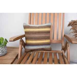 Lujo 14x14 pulgadas lana Kilim Patchwork almohada Vintage esponjoso tejido cojín decorativo portátil ropa de cama característica - Product Image 1