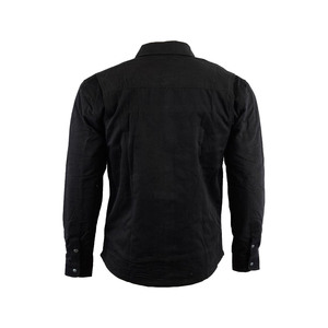 แจ็กเก็ตสไตล์วินเทจของผู้ชายเสื้อมอเตอร์ไซด์คอตั้งมีซิปปิดผ้าฝ้ายเดนิมมี6XL เลือกขนาดโลโก้ได้ - Product Image 4