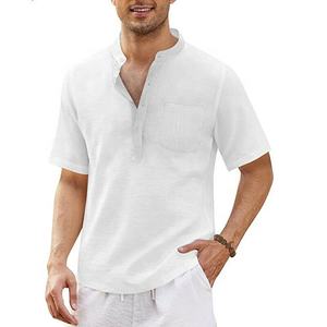 Camisetas de algodón de verano informales OEM para hombres y mujeres, camisetas cómodas Unisex de manga corta con cuello redondo, Jersey transpirable holgado Plus - Product Image 3