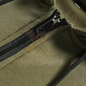 Nuevo Diseño, Sudadera con Cremallera para Hombre, Más Vendida, Bajo MOQ, Al Por Mayor, Sudadera con Cremallera para Hombre en Mezcla de Algodón - Product Image 4