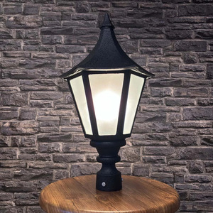 Pillar Lights Outdoor Waterproof Column Lights Aluminum Exterior Gate Pillar Lamp <b>Post</b> Lantern Outside Pier Mounted - Product Image 4