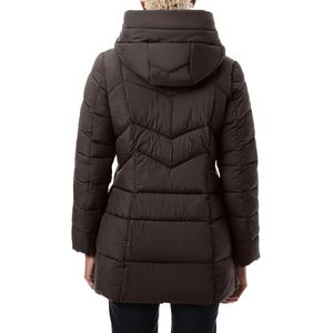 Chaqueta acolchada de invierno unisex de camuflaje de marca personalizada con relleno de poliéster impermeable y transpirable - Product Image 4