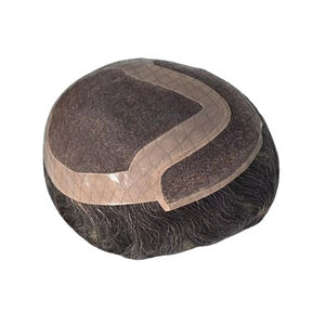 วิกผมแท้ Taz Hair BD แบบลอนธรรมชาติ 100% ผมแท้ Remy ของจีน พร้อมฐานลูกไม้ด้านหน้าและฐานโมโน - Product Image 1