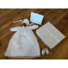 Set di Abbigliamento Primaverile in Cotone per Bambine - Corredino Shantung con Stampa Floreale - Product Image 1